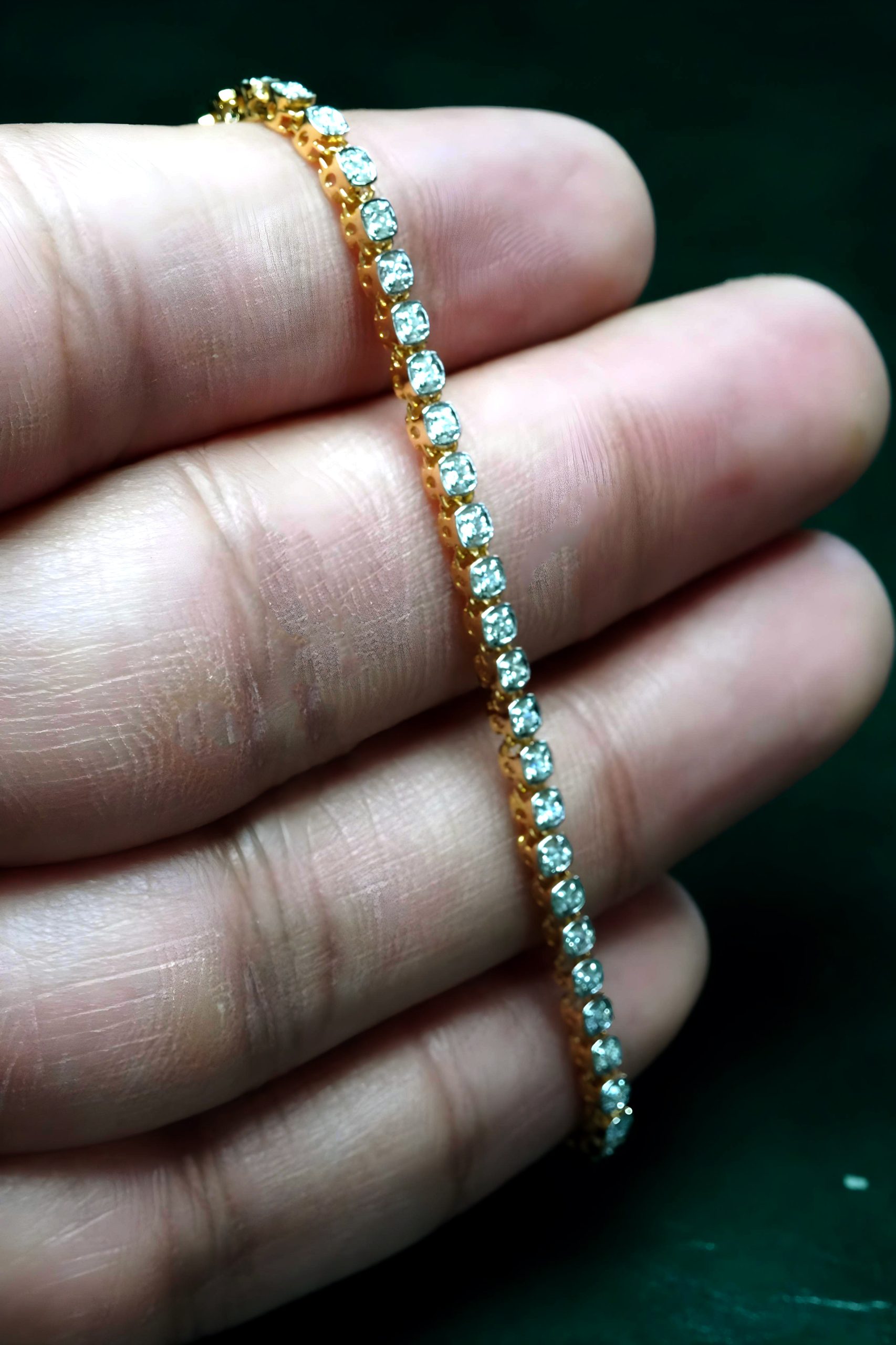 Lumiére – Soft-Link Diamond Tennis Bracelet (Design LBR1351) - Image 2