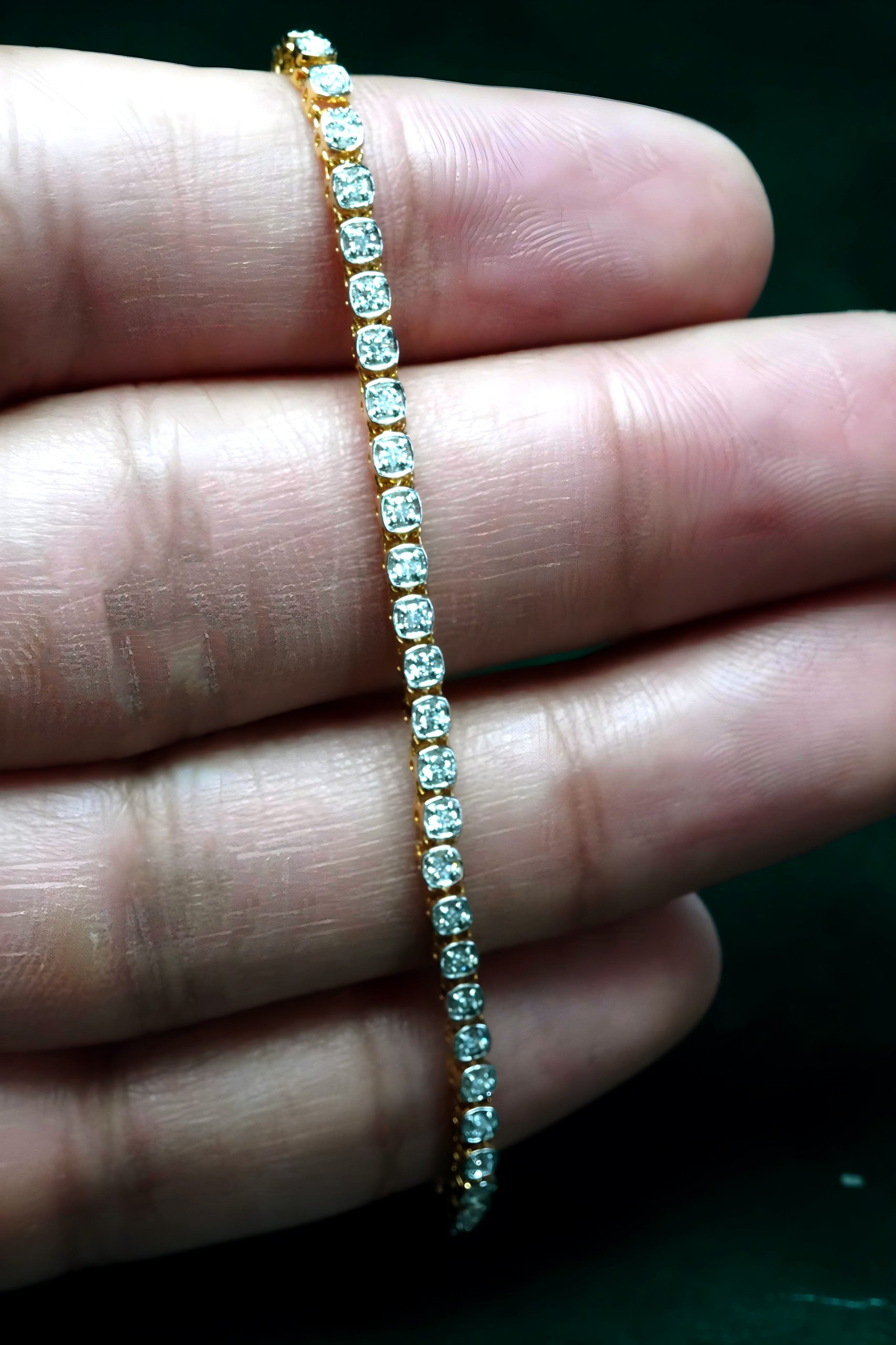 Lumiére – Soft-Link Diamond Tennis Bracelet (Design LBR1351)