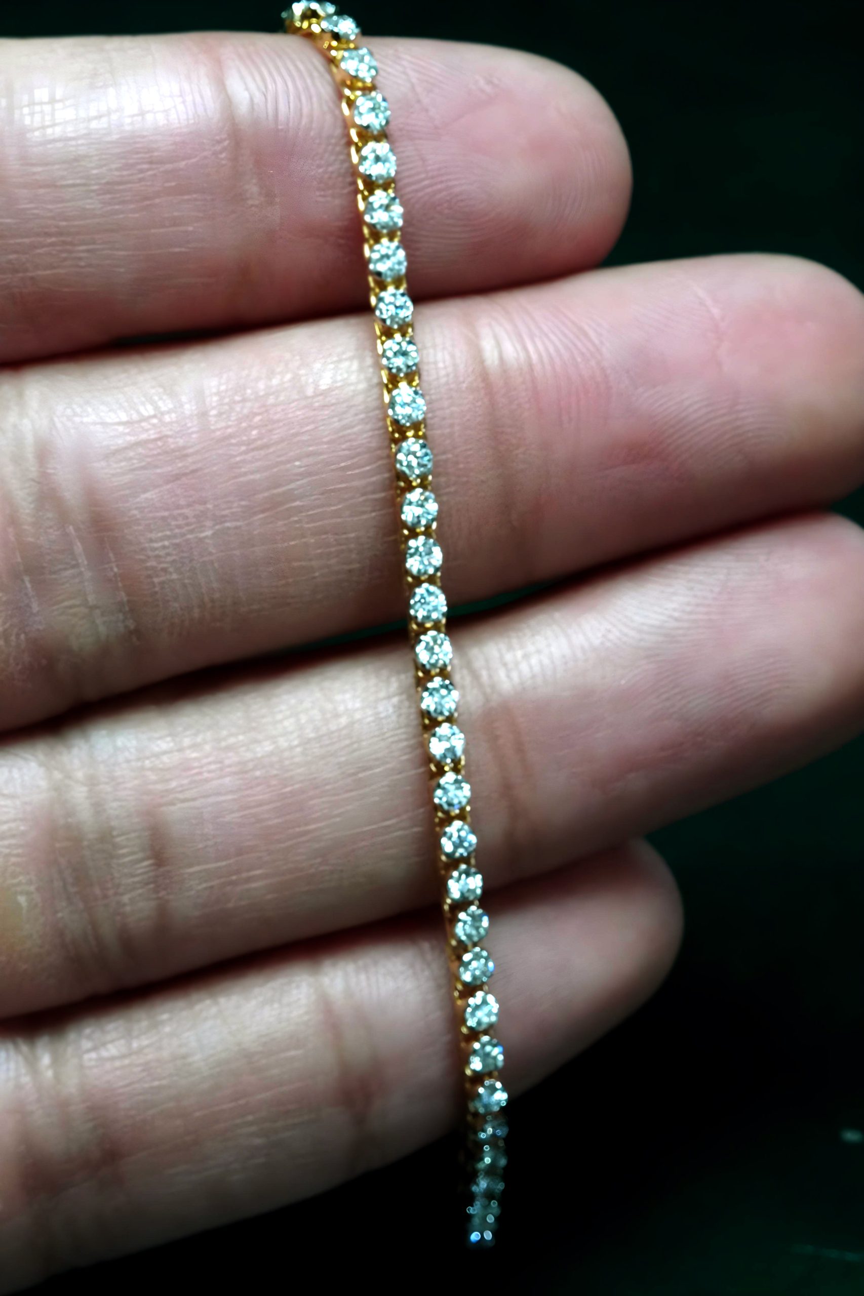 Vowline – Soft-Link Diamond Tennis Bracelet (Design LBR1516)