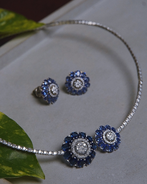 Twin Orbit No-Lock Necklace Set