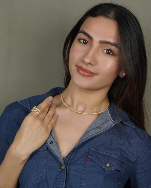 Petite String Necklace (2 cents version)