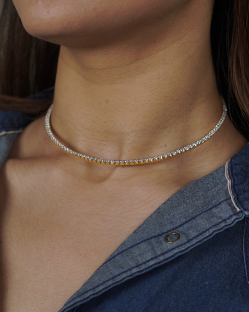 Petite String Necklace (6 cents version)